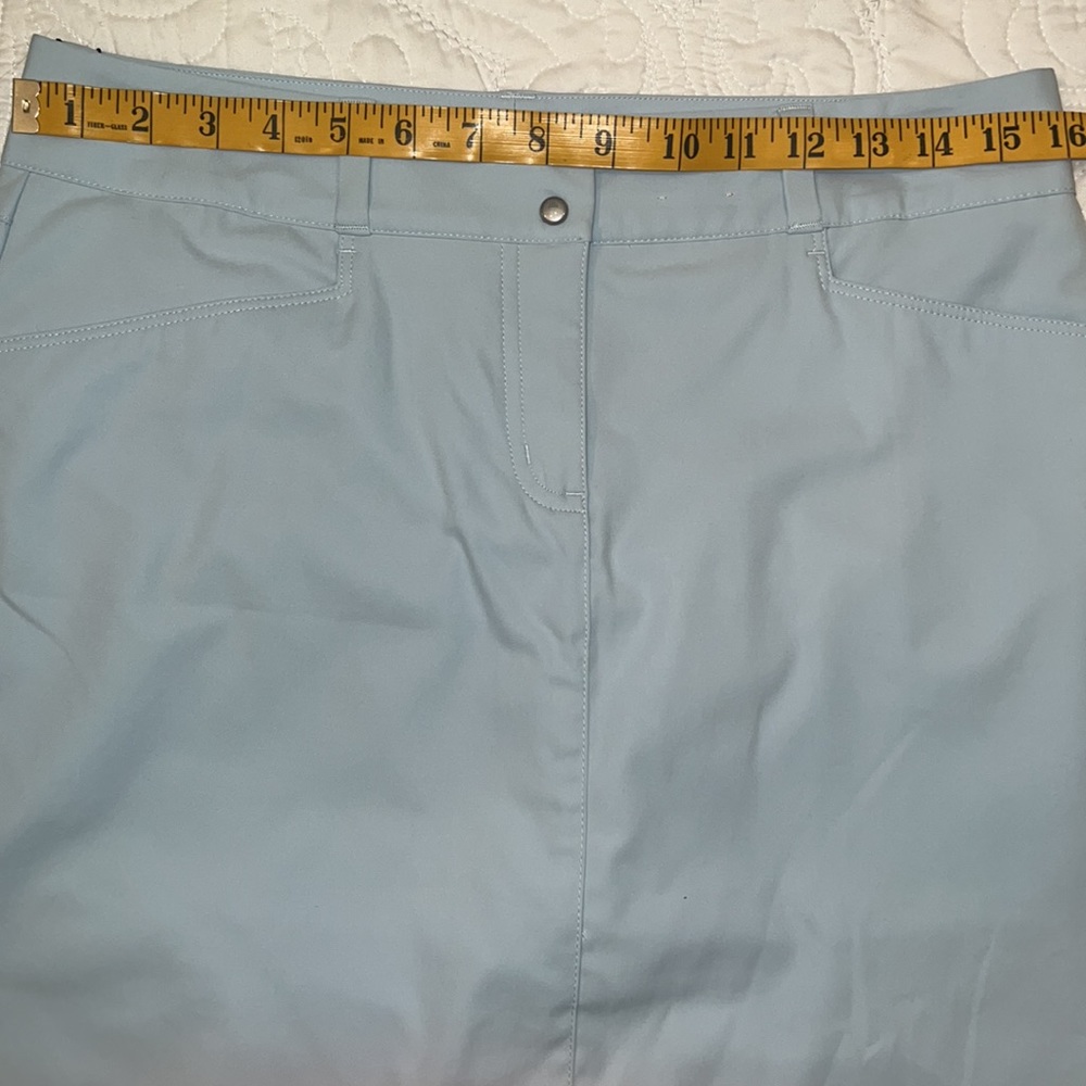 NWT Adidas Soft Blue Golf Skort, Sz 6 - Picture 3 of 5
